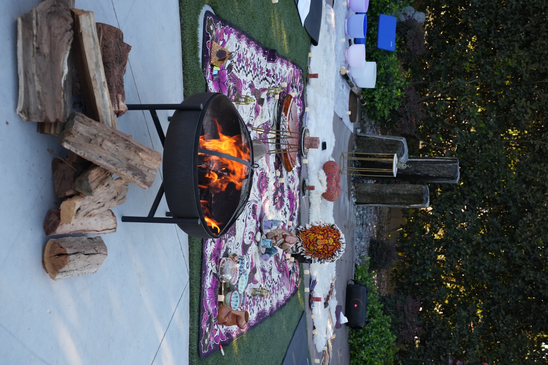 Candle Divination Launch Event ceremony circle