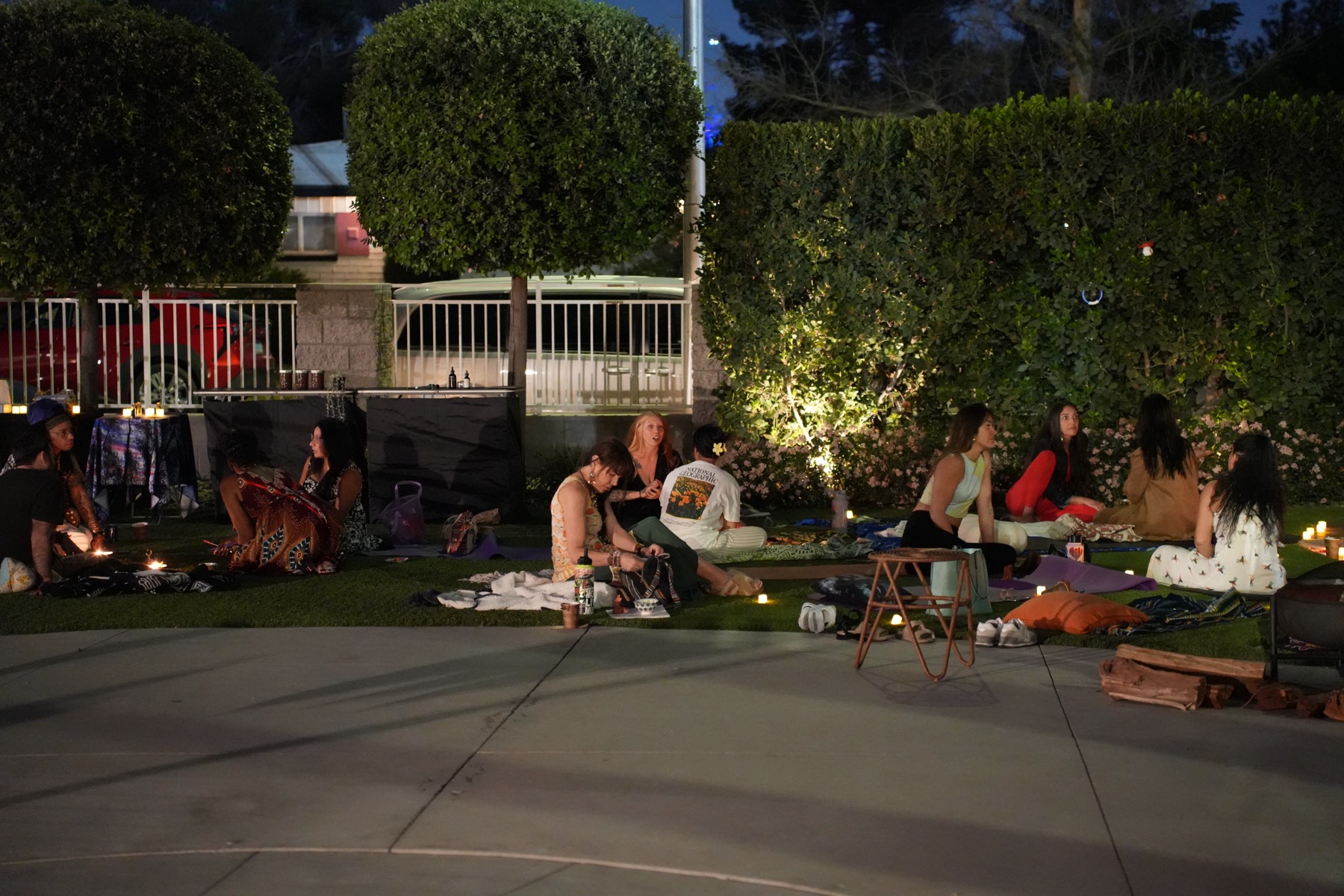 Candle Divination Launch Event closing circle